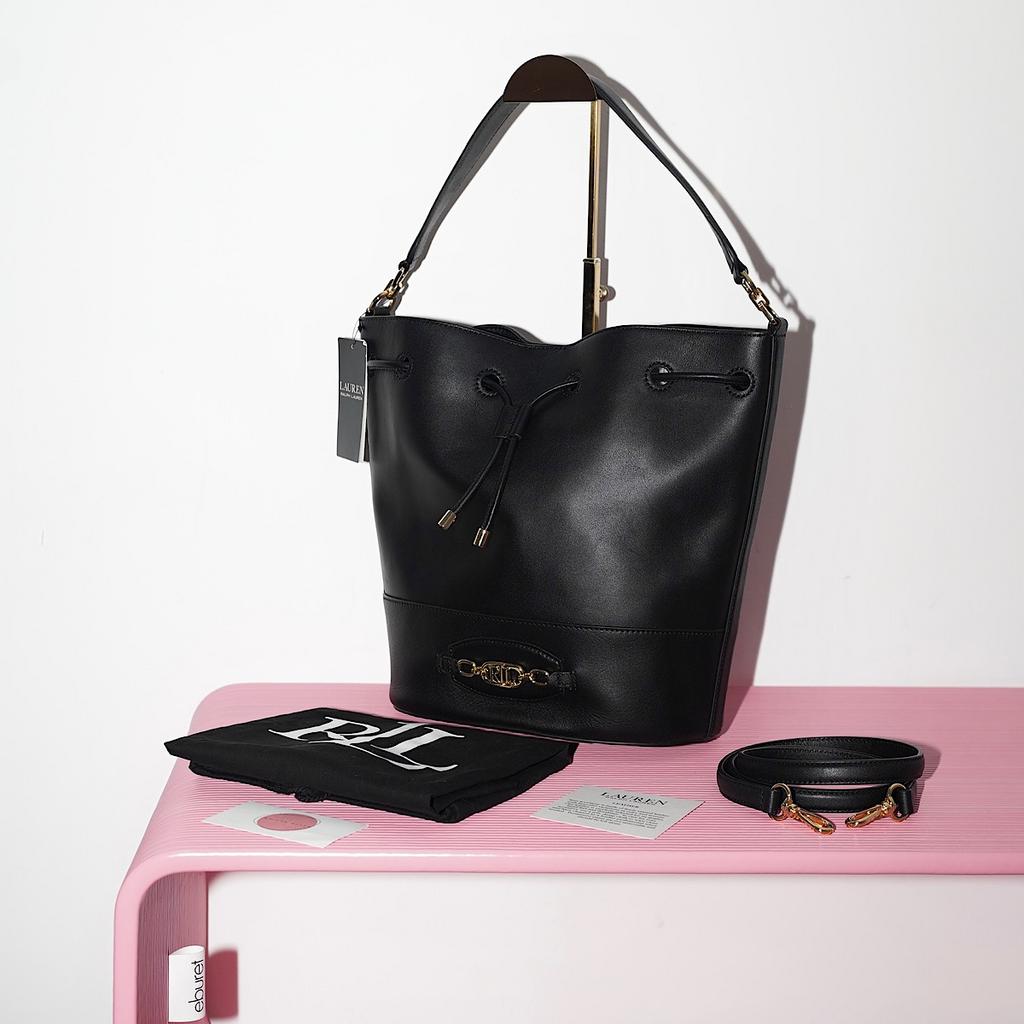 СУМКА RALPH LAUREN BUCKET BAG цвет Black/ черный M00647