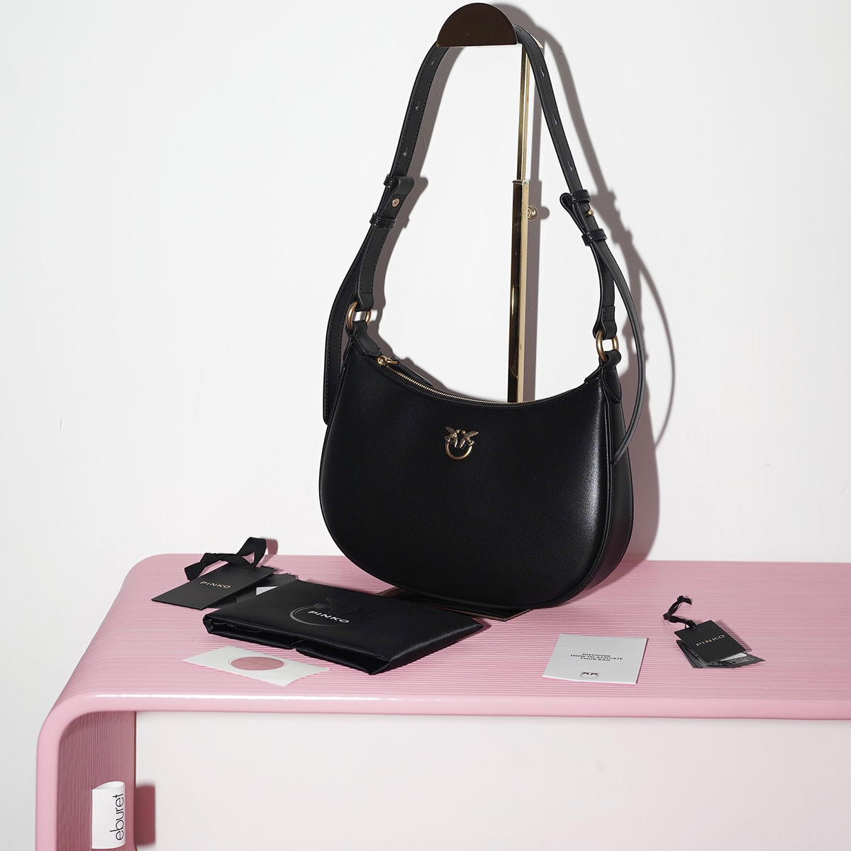 PINKO HALF MOON Цвет Black / Черный M00724