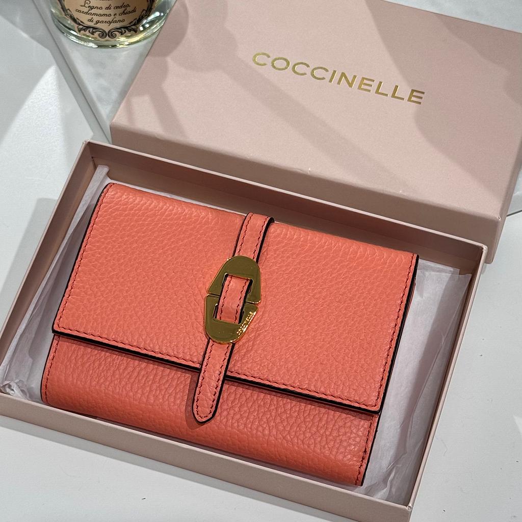СРЕДНИЙ КОШЕЛЕК COCCINELLE COSIMA MEDIUM WALLET Geranium / Персиковая герань M00681