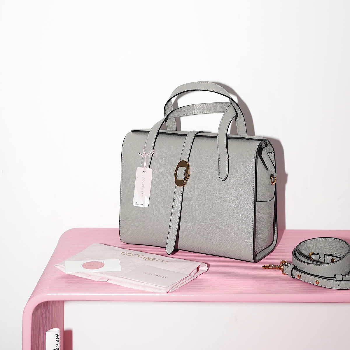 COCCINELLE LEA LAGRE цвет Stone / Серый M00692