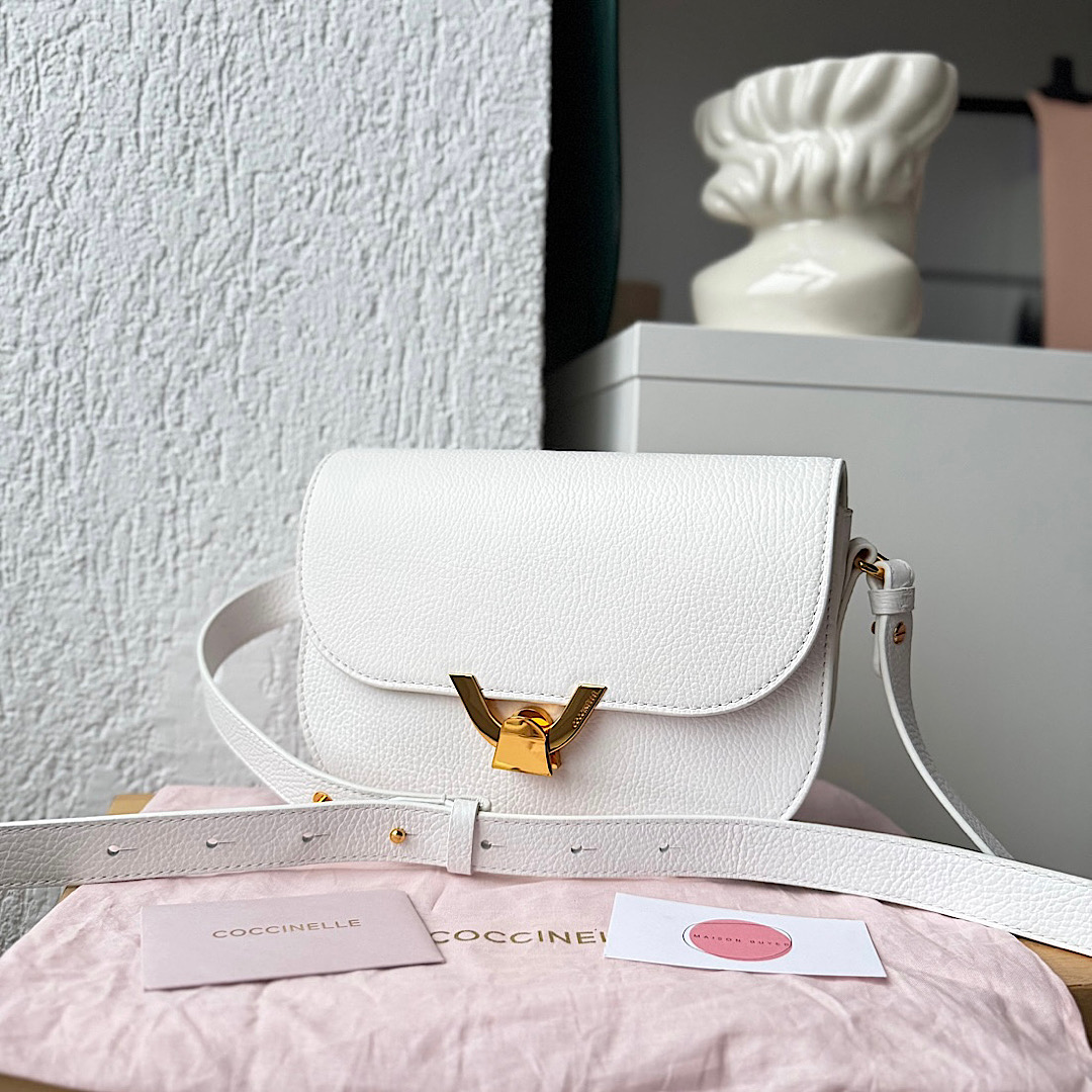 COCCINELLE DEW Brillant white / белый M00772