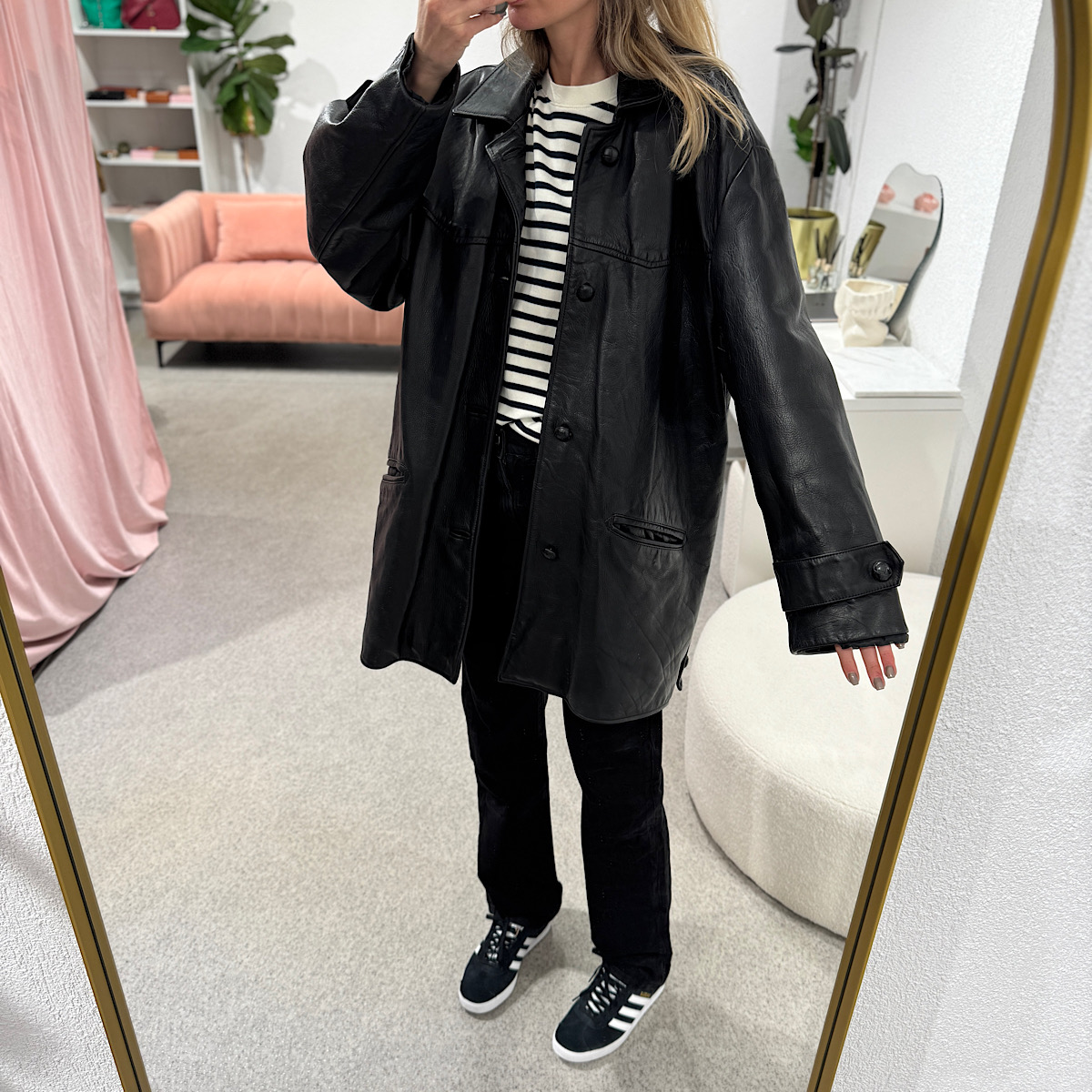 МУЖСКАЯ ВИНТАЖНАЯ КОЖАНАЯ КУРТКА MORLEY’S MADE IN ENGLAND V00024