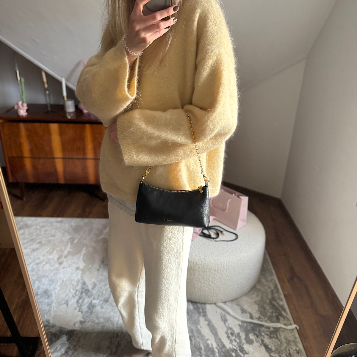 СУМКА COCCINELLE AURA MINI Noir / Черный M00789