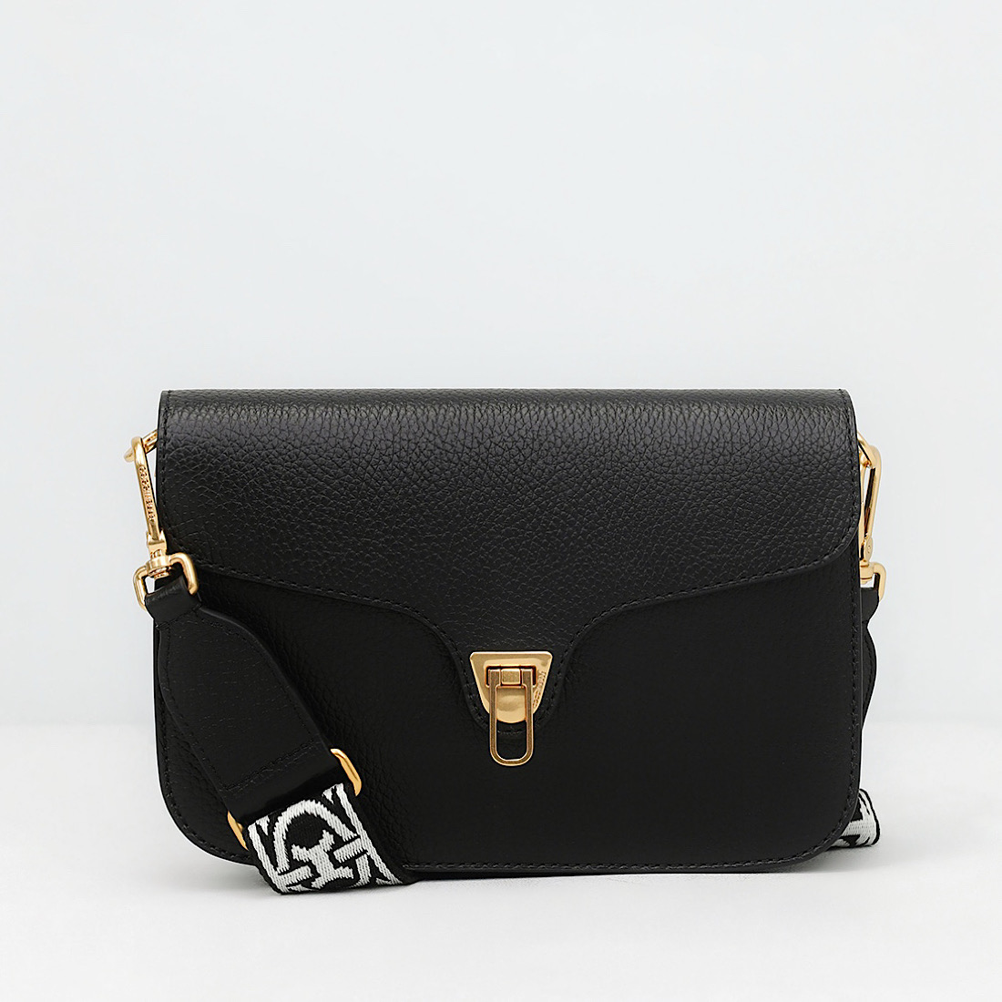 СУМКА COCCINELLE BEAT SOFT RIBB Noir / Черный M00792