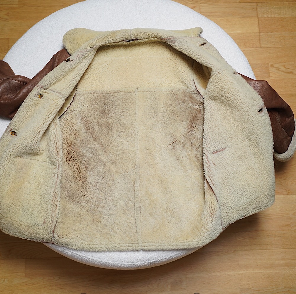 ВИНТАЖНАЯ ДУБЛЕНКА ИЗ ОВЧИНЫ LATORIA ITALY Р-Р S V00520