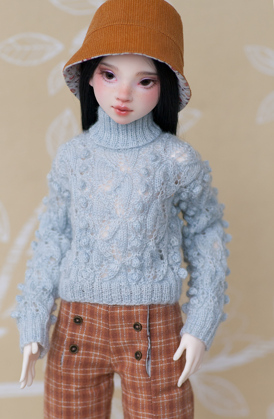 Persimmon knits MSD outfit