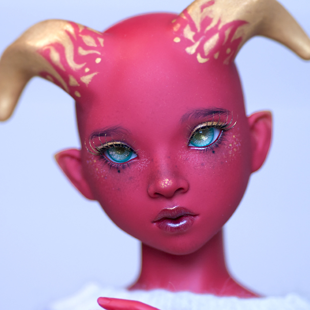 Meihua Faun Deep Red LE 30 + Faceup by Mayakdolls