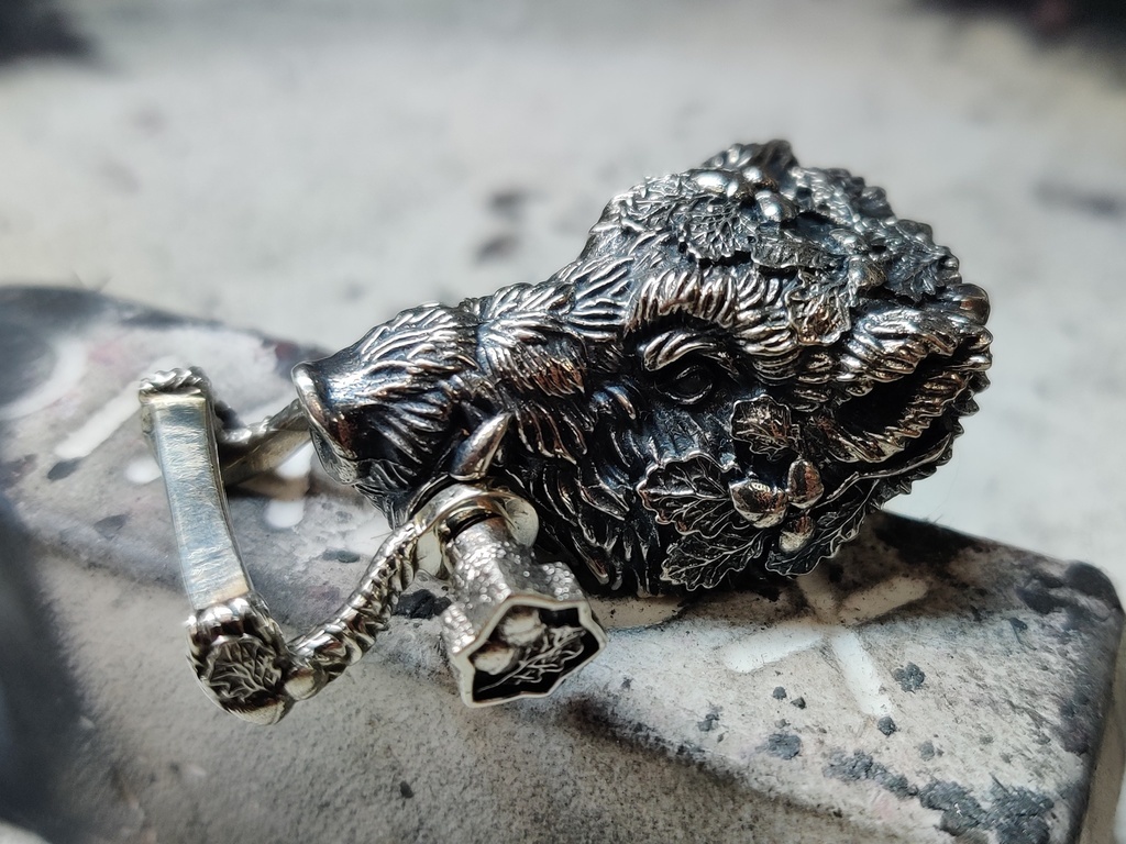 Фурнитура для плетения браслетов "Вепрь", нейзильбер