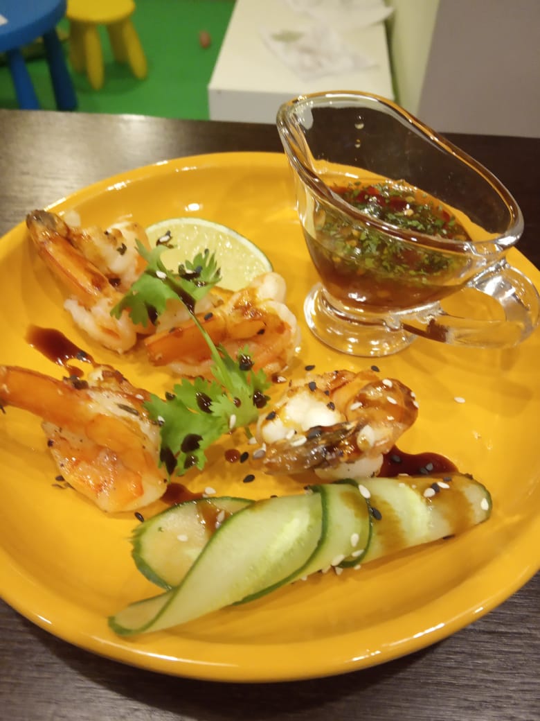 Креветки в тайском соусе