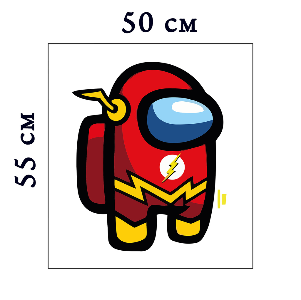 Плюшевая панель #10358 - 50х55см