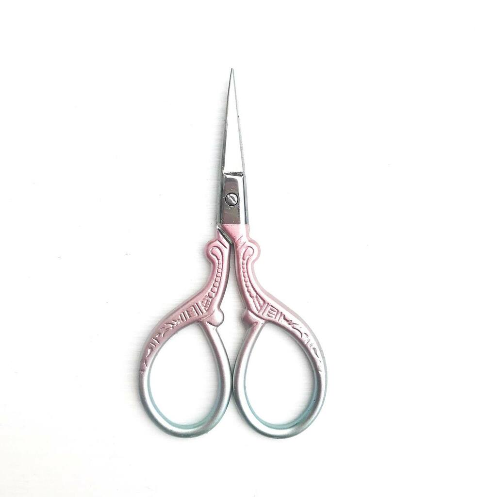 Мини-ножницы ровные #MN0003 - Розовые/Голубые