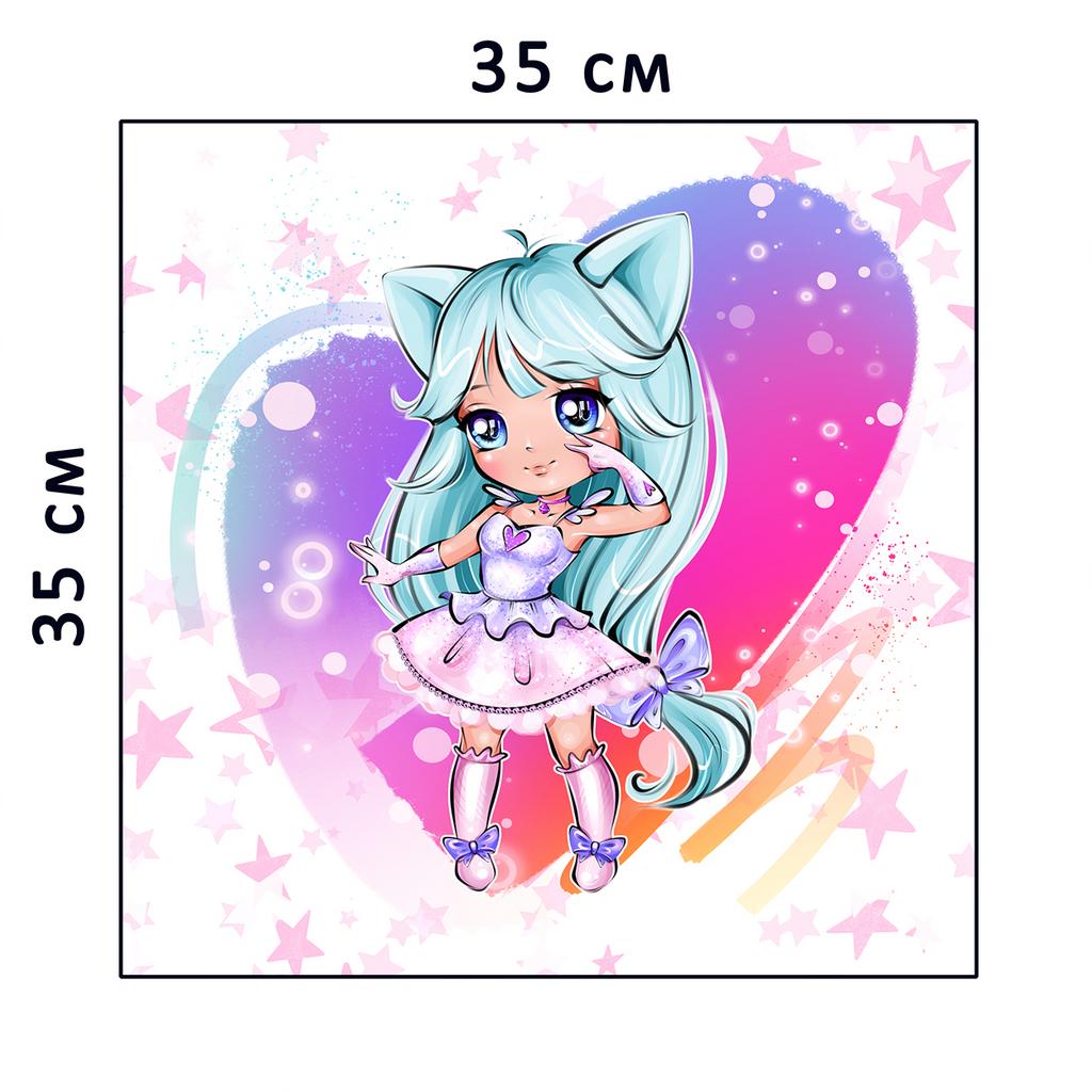 Плюшевая панель #30702 - 35х35см