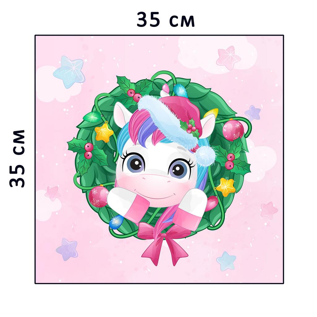 Плюшевая панель #30777 - 35х35см