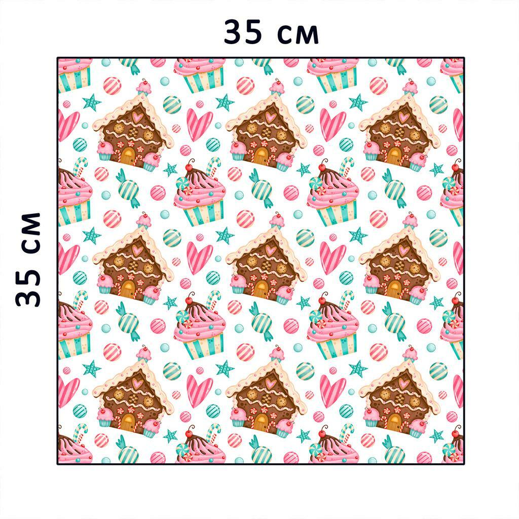 Плюшевая панель #30807 - 35х35см