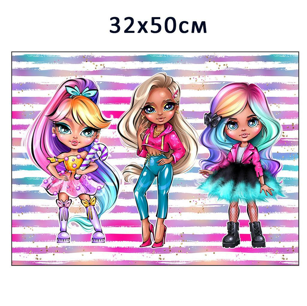 Плюшевая панель #30348 - 32х50см