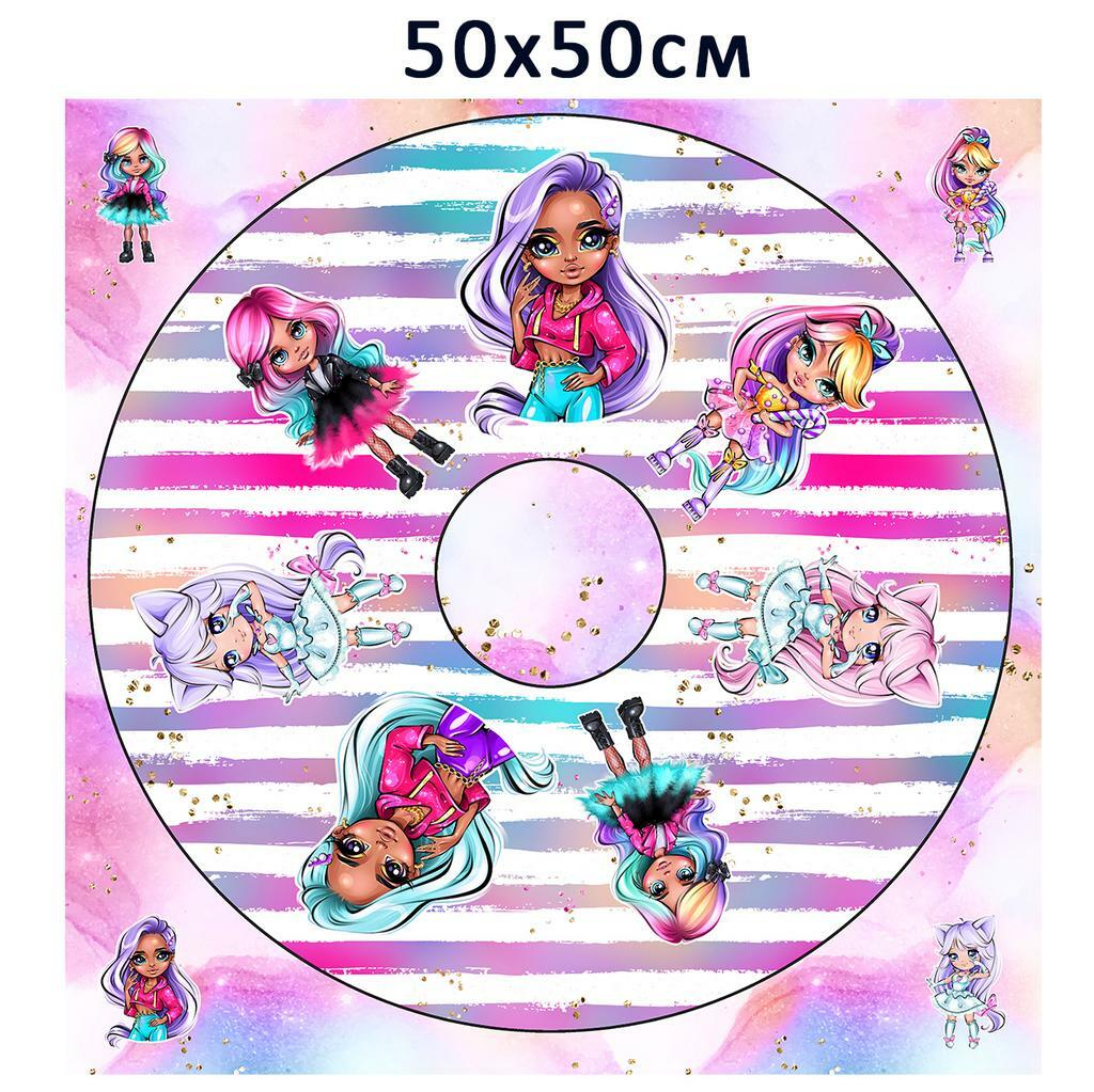 Плюшевая панель #30631 - 50х50см