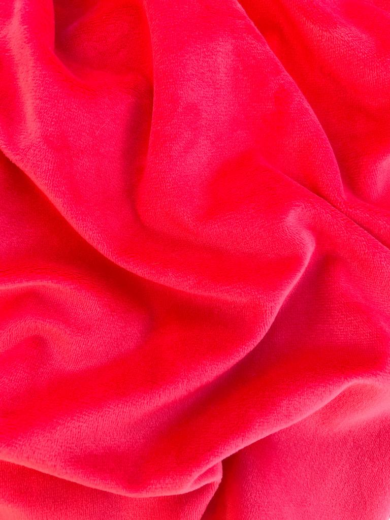 Плюш Минки 1,5 мм  Гранат Сплошной