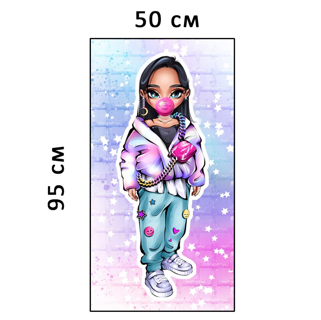 Плюшевая панель #31654 - 50х95см