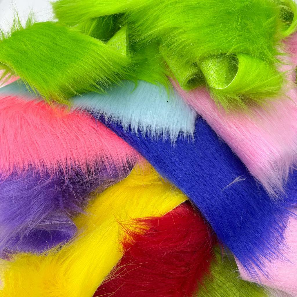 Искусственный мех - ЛОСКУТ 500г (ворс 3/4см, 3/6см)