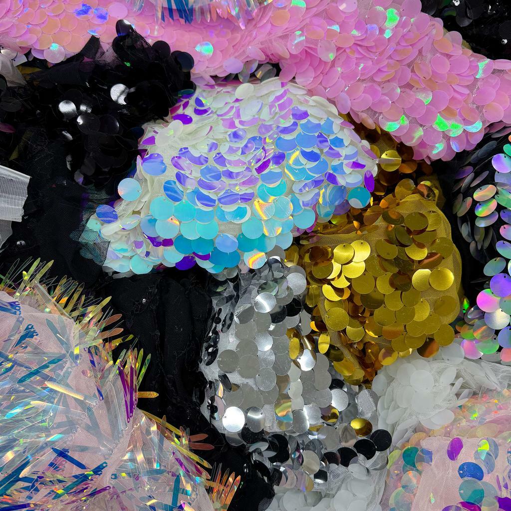 Пайетки КРУПНЫЕ - ЛОСКУТ 500г