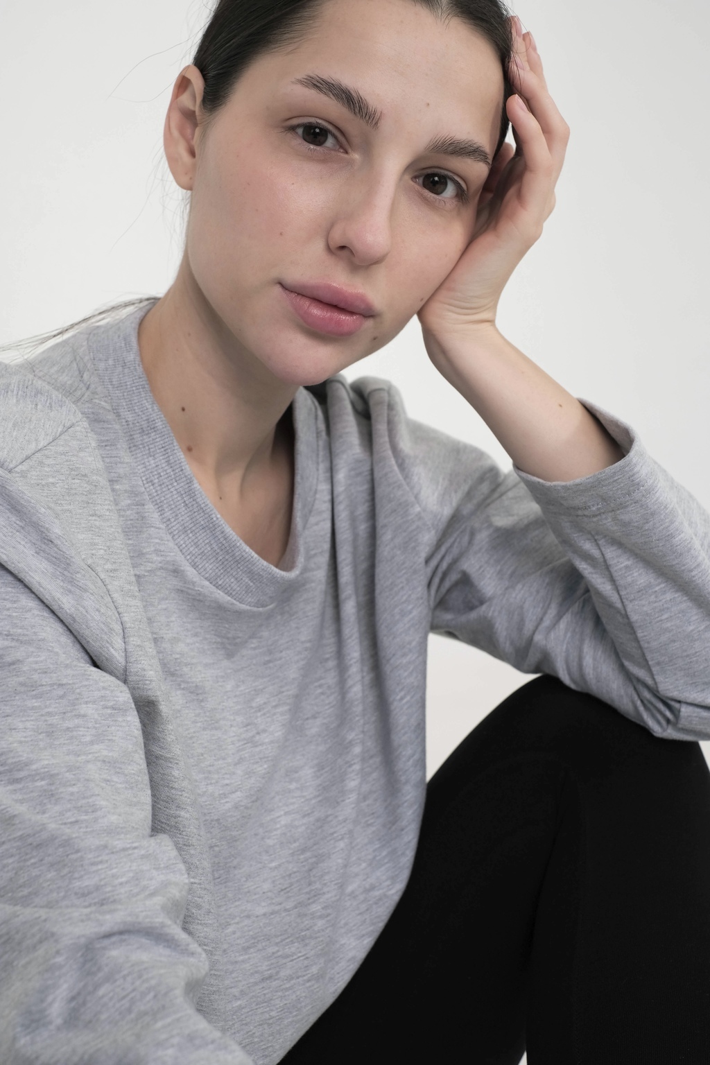 Хлопковый лонгслив Basic