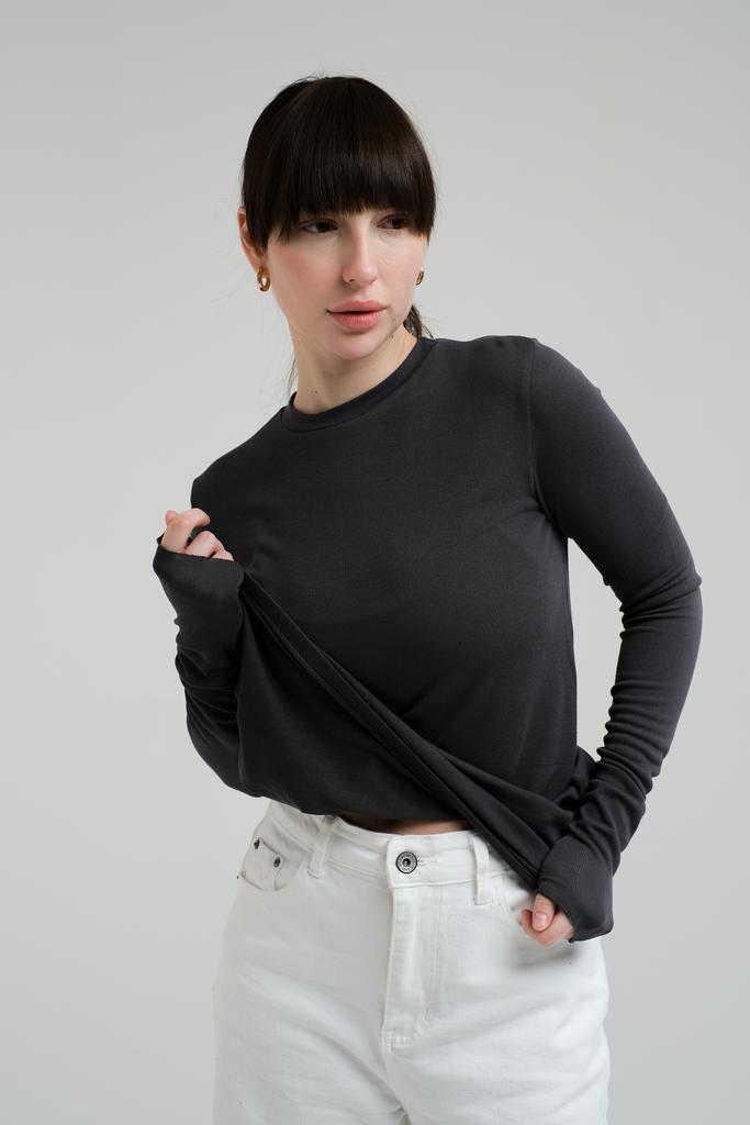 Лонгслив из вискозы