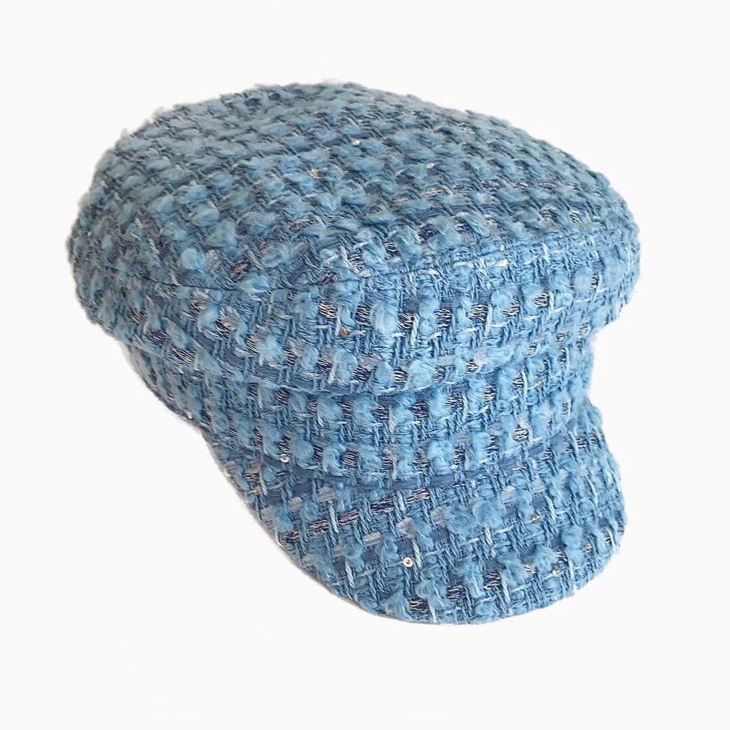 Кепи из хлопка/синяя