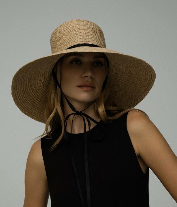 Шляпа “Sicilia” из рафии с лентами