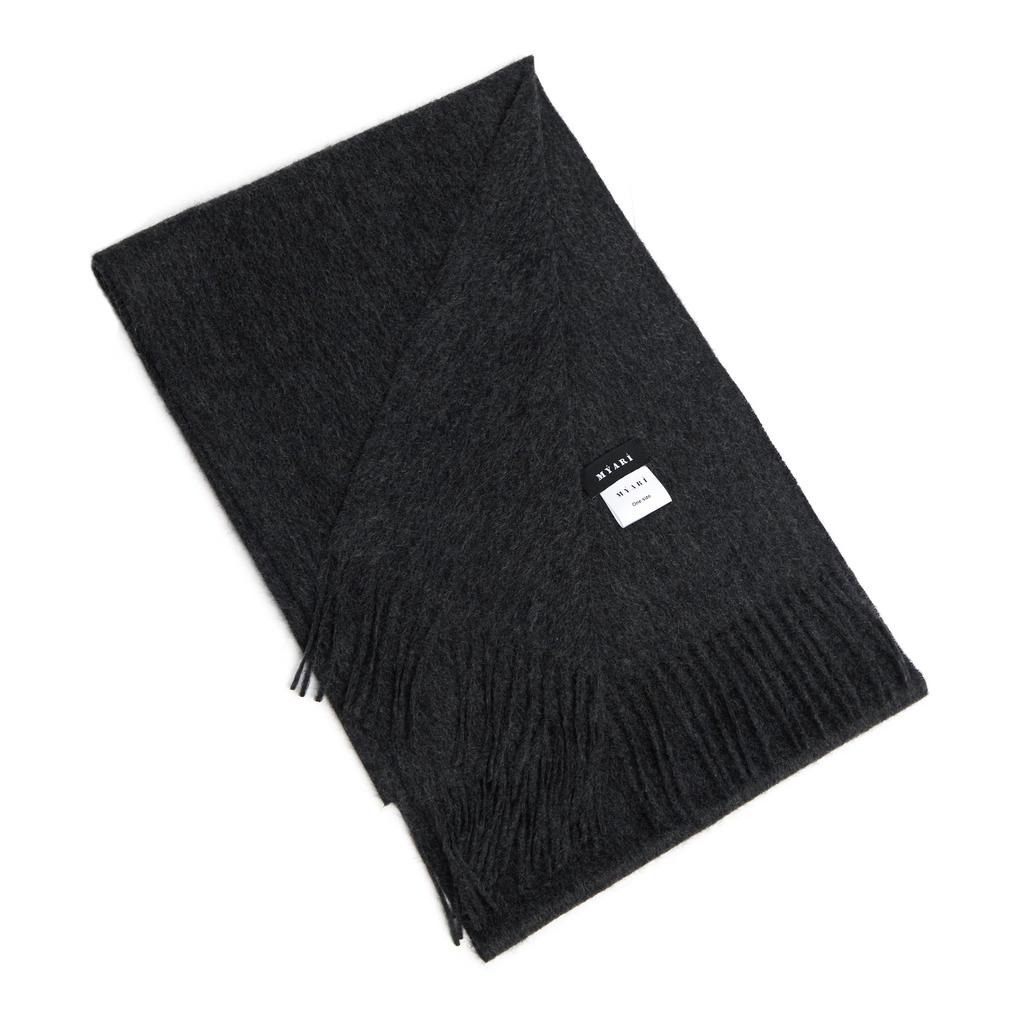 Шарф из 100% монгольского кашемира/графит меланж