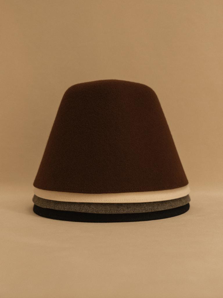 Панама из фетра PANAMORE/шоколад