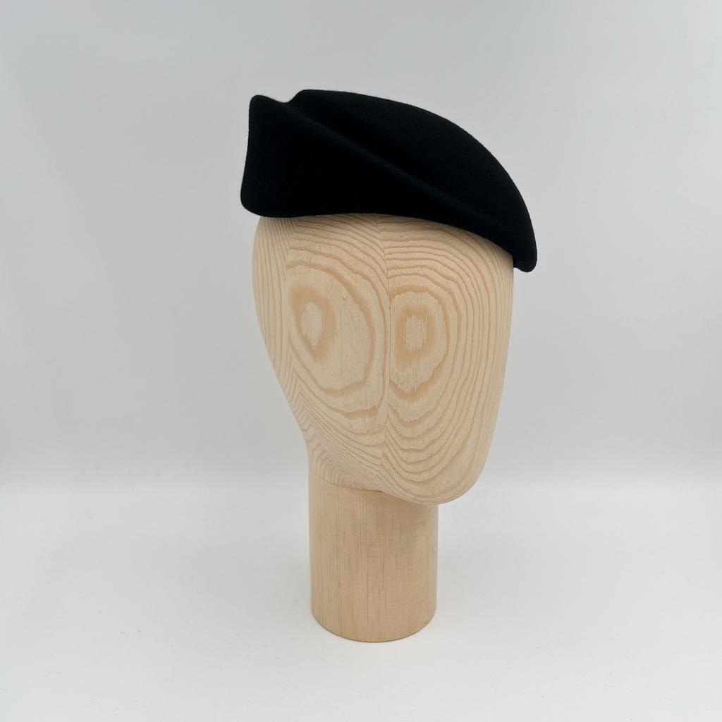 Шляпка из фетра PETAL/чёрный