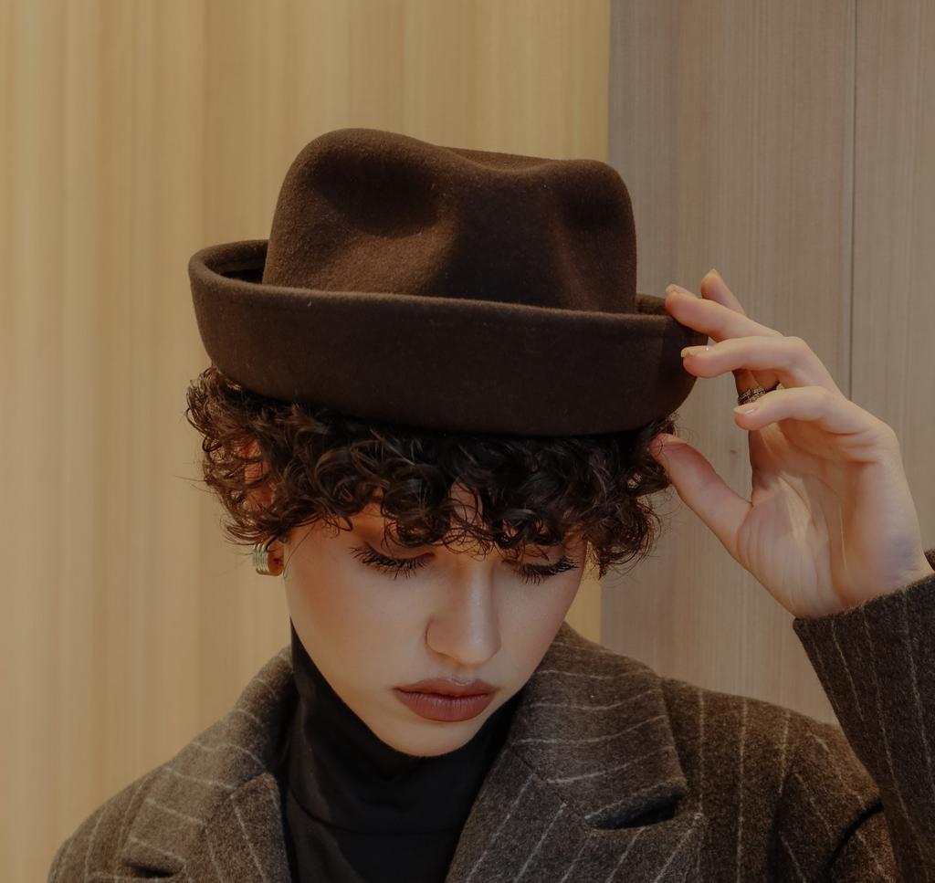 Шляпка 2 в 1 «АДРИАТИКА»-«ADRIATICA»/шоколад