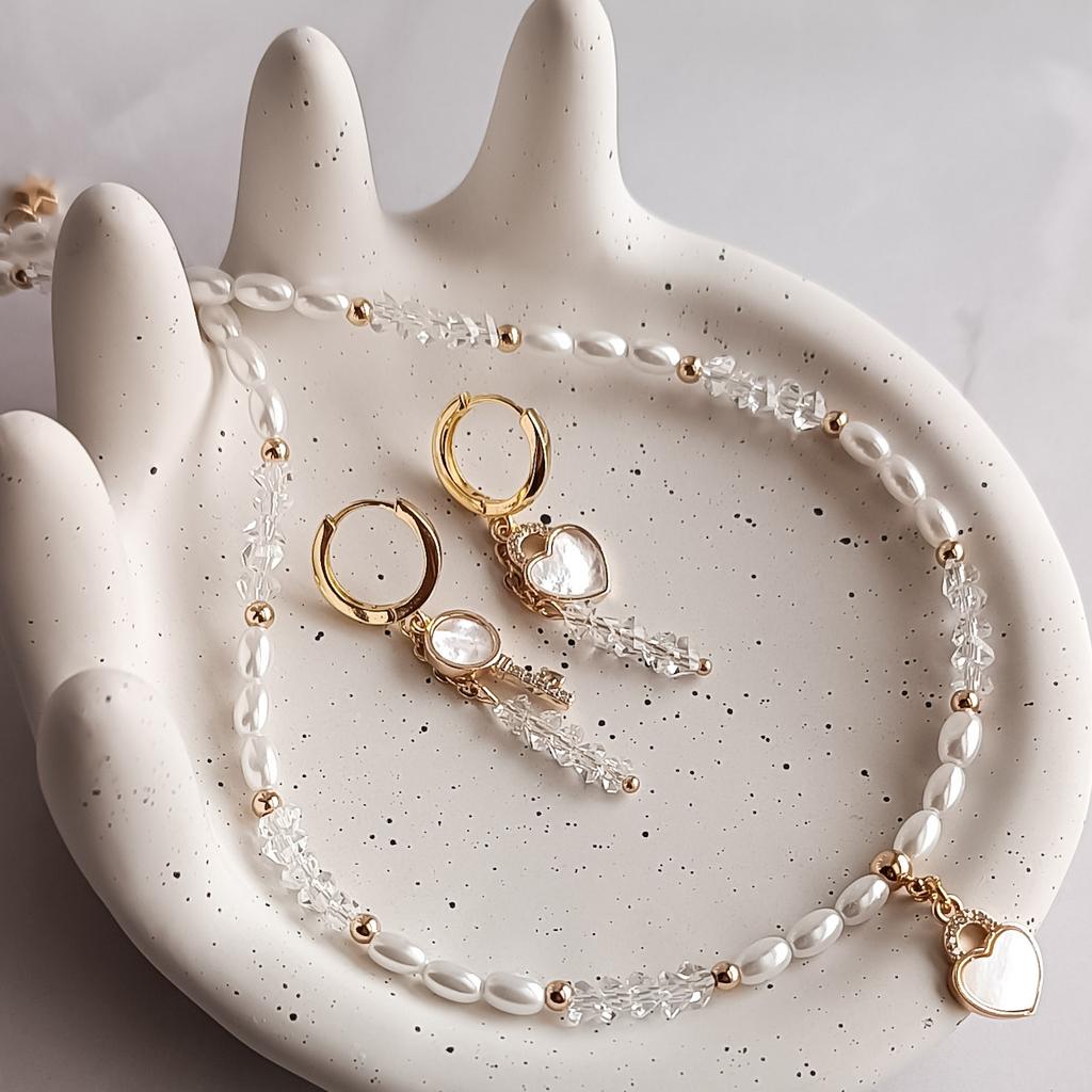 Комплект украшений "Ключик к сердцу"