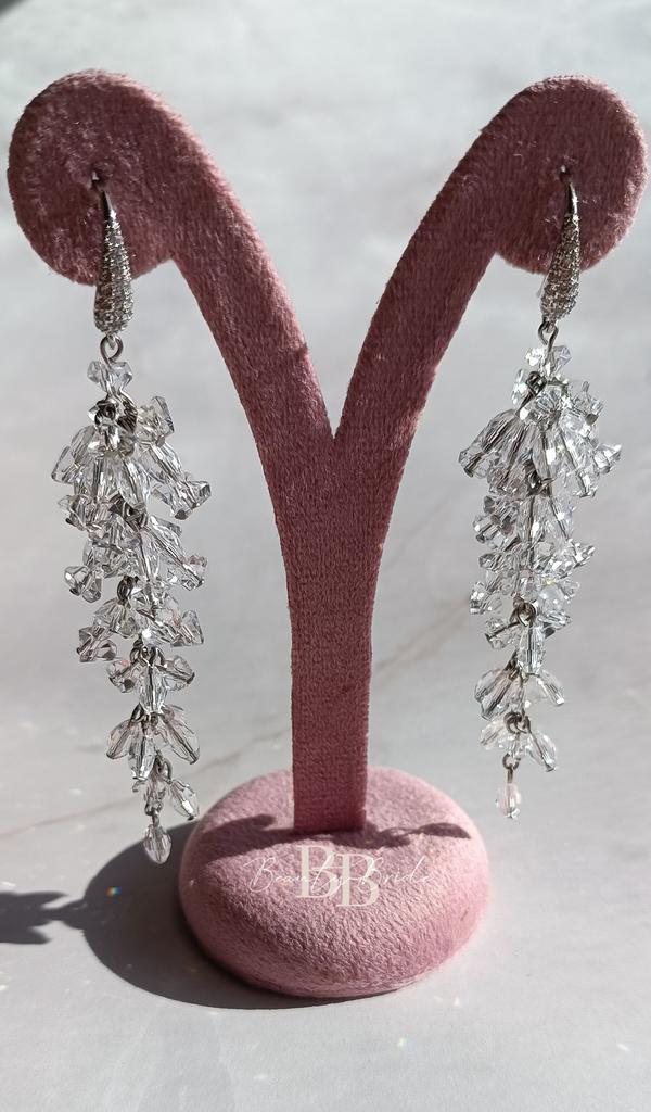 Серьги "Кристальный ритм"