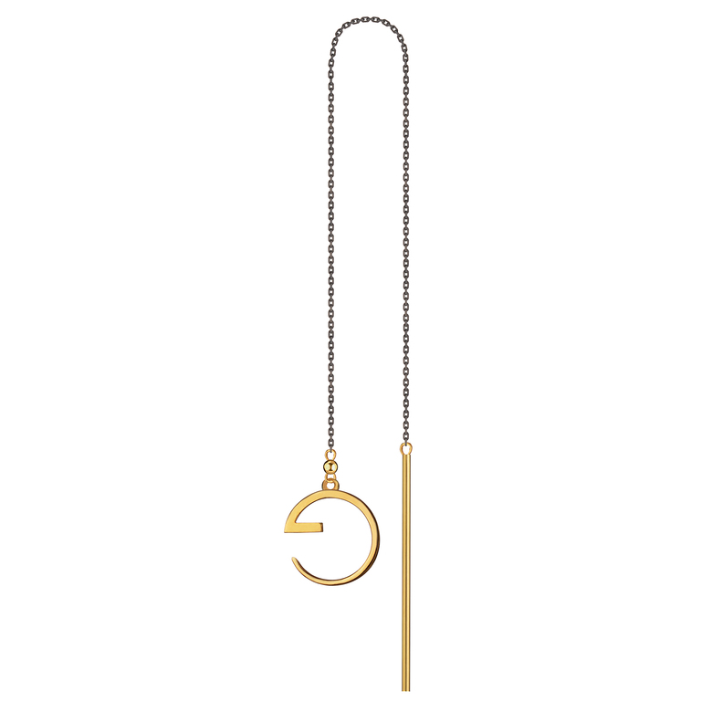 Моносерьга "G"