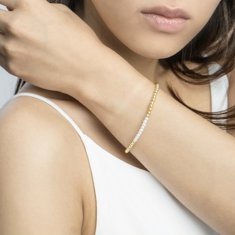 Браслет "Similarity" золотой гематит