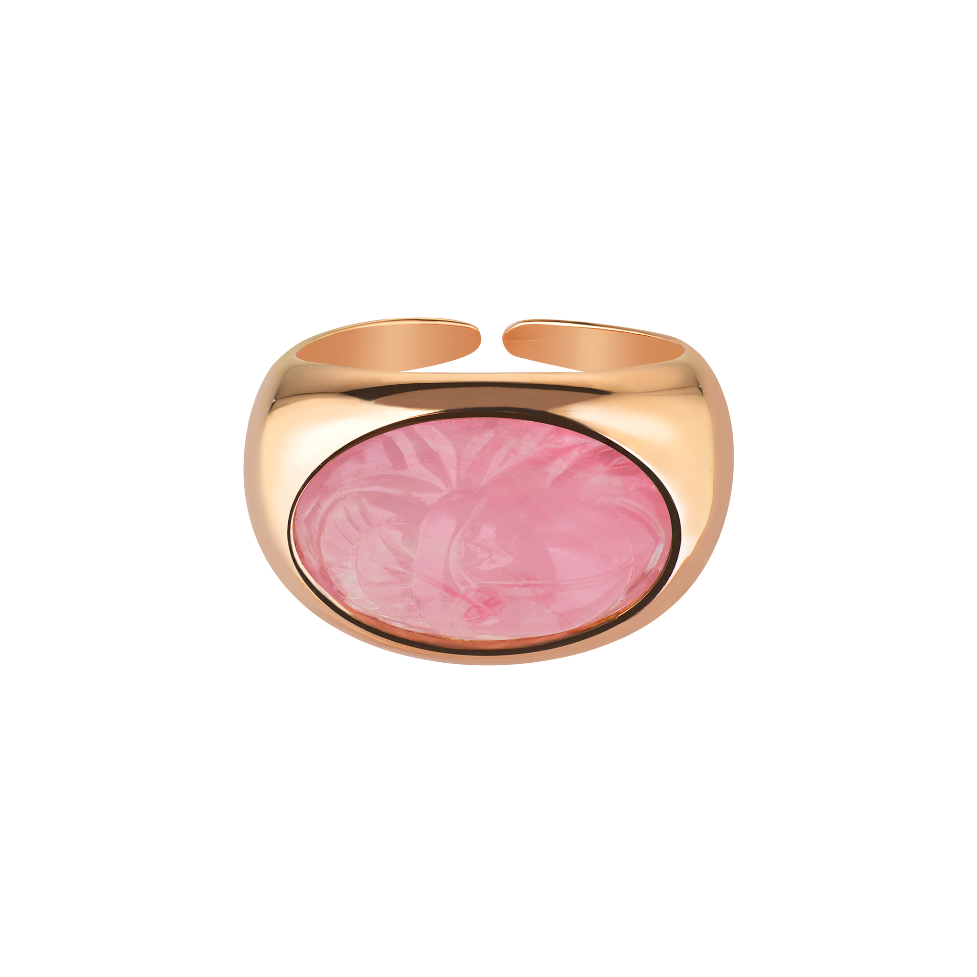 Кольцо "Scarabie", позолота