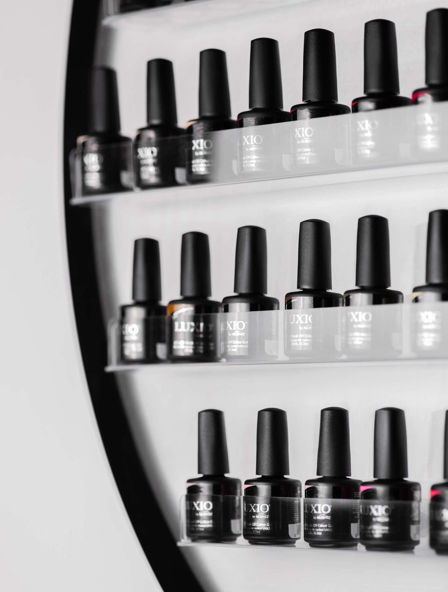 Настенный дисплей AKZENTZ  круглый (94 флакона) Диаметр 84 см