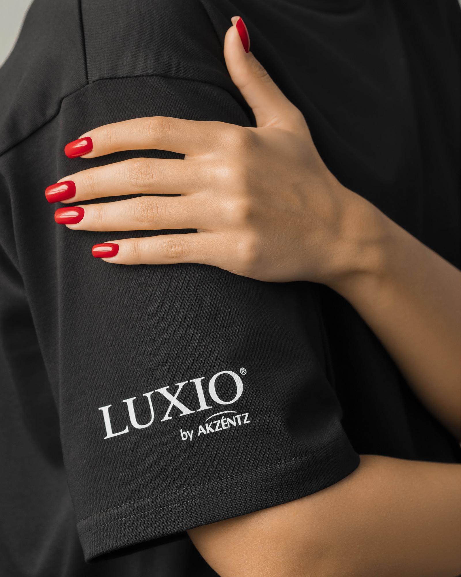 Футболка черная  LUXIO OVER SIZE Премиум