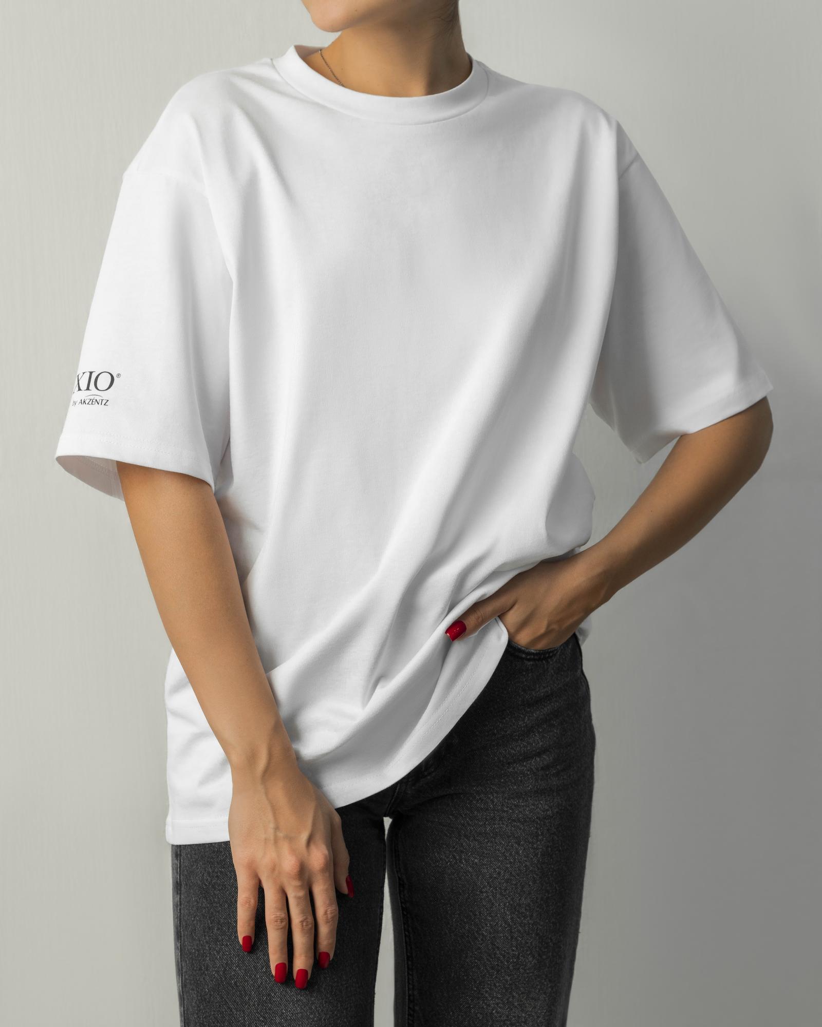 Футболка белая LUXIO OVER SIZE Премиум