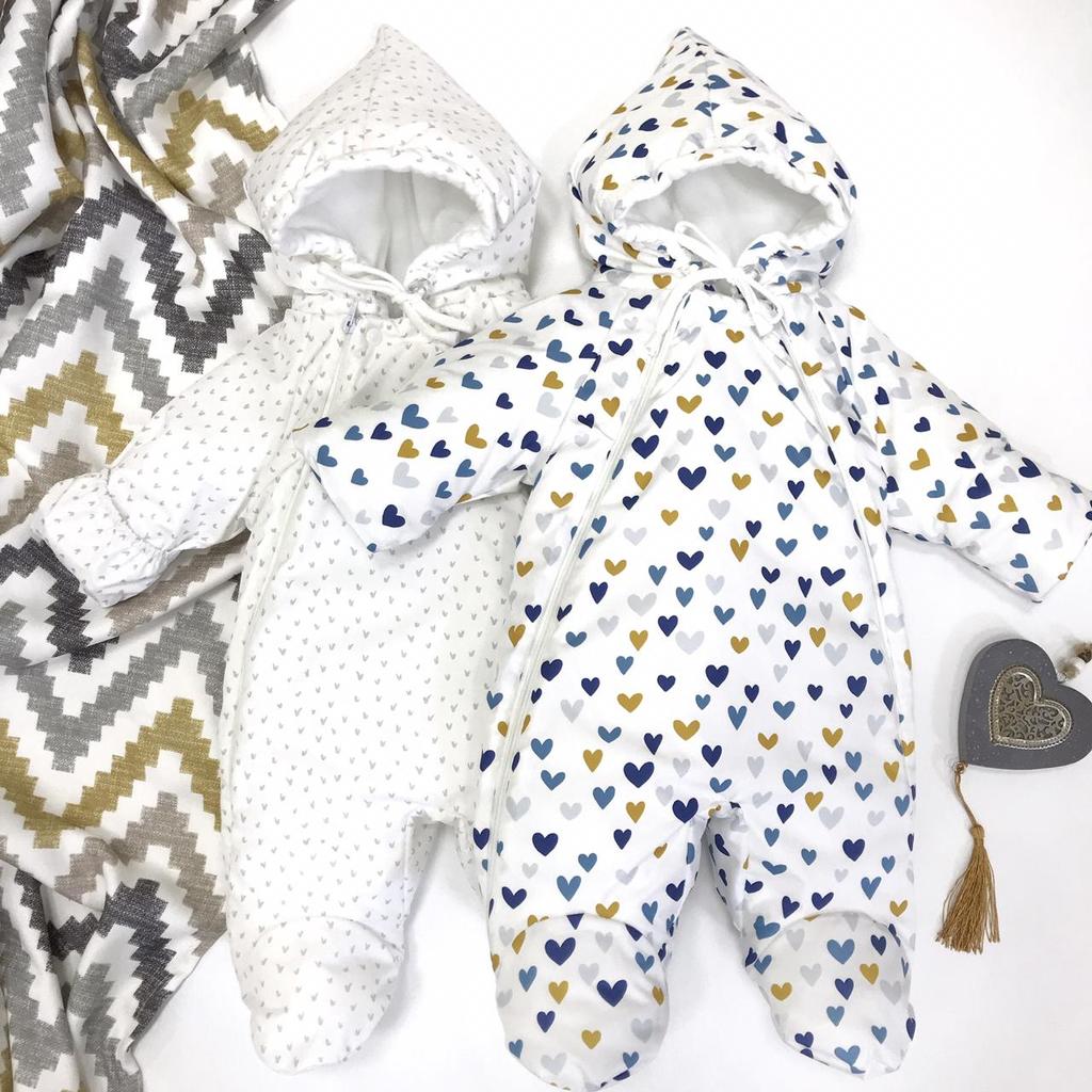 Комбинезоны ДЕМИ галочки (0-3)