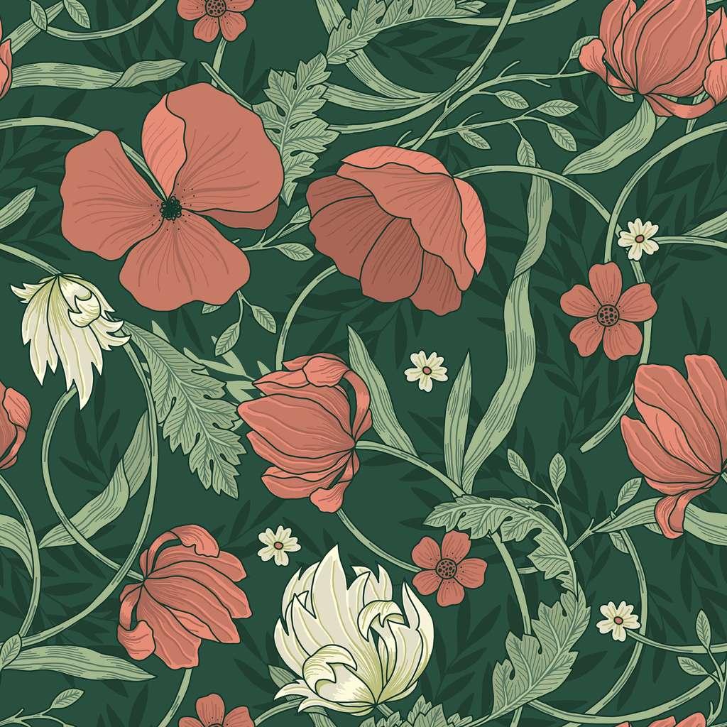 Poppy образец ткани