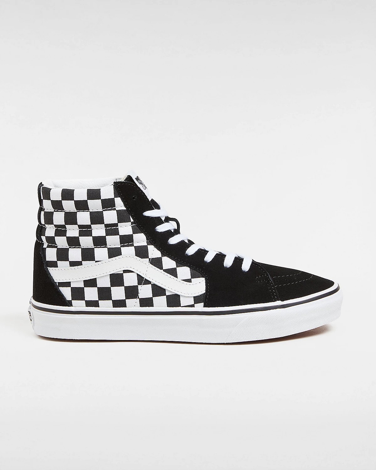 КЕДЫ VANS SK8-HI CHECKERBOARD BLK/TR WHT