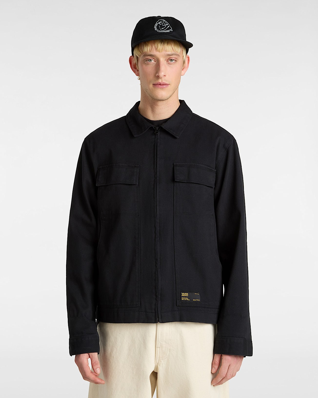 КУРТКА МУЖ. MCAVOY ZIP STATION JACKET BLACK