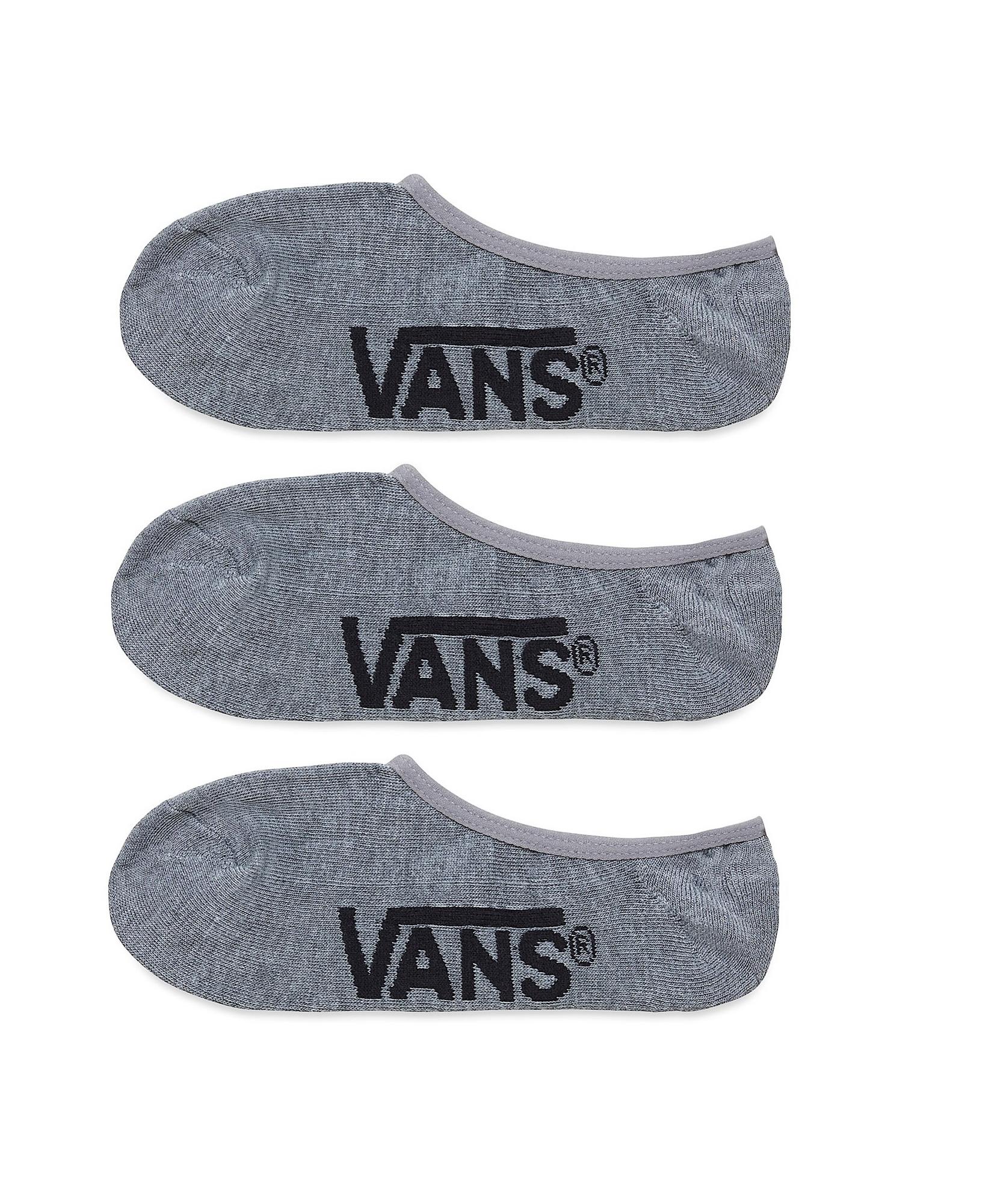 НОСКИ НИЗКИЕ CLASSIC SUPER NO SHOW (9.5-13, 3PK) HEATHER GREY