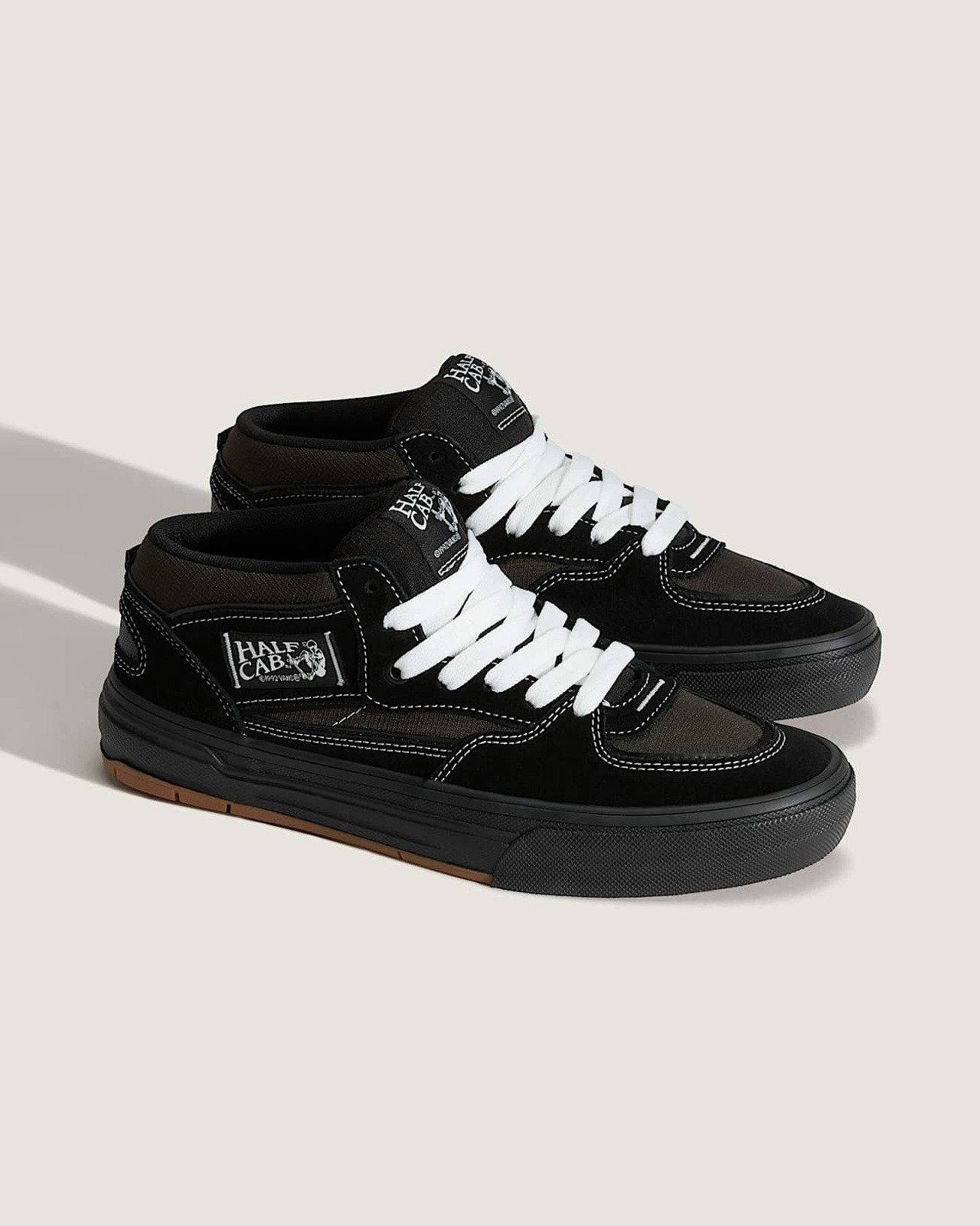 КЕДЫ SKATE HALF CAB WAFFLECUP BLACK/ASPHALT