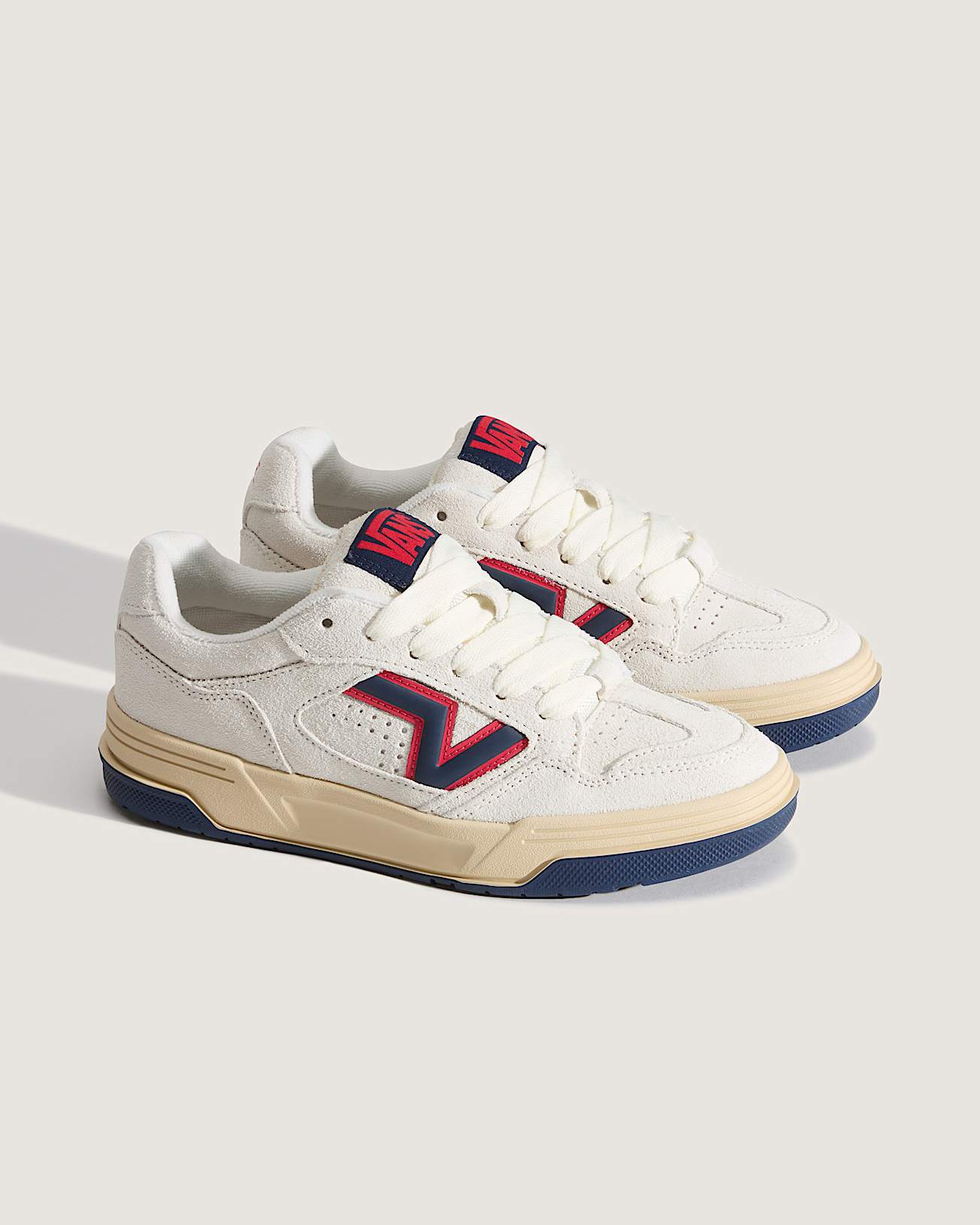 КЕДЫ VANS UPLAND VINTAGE WHITE/RED