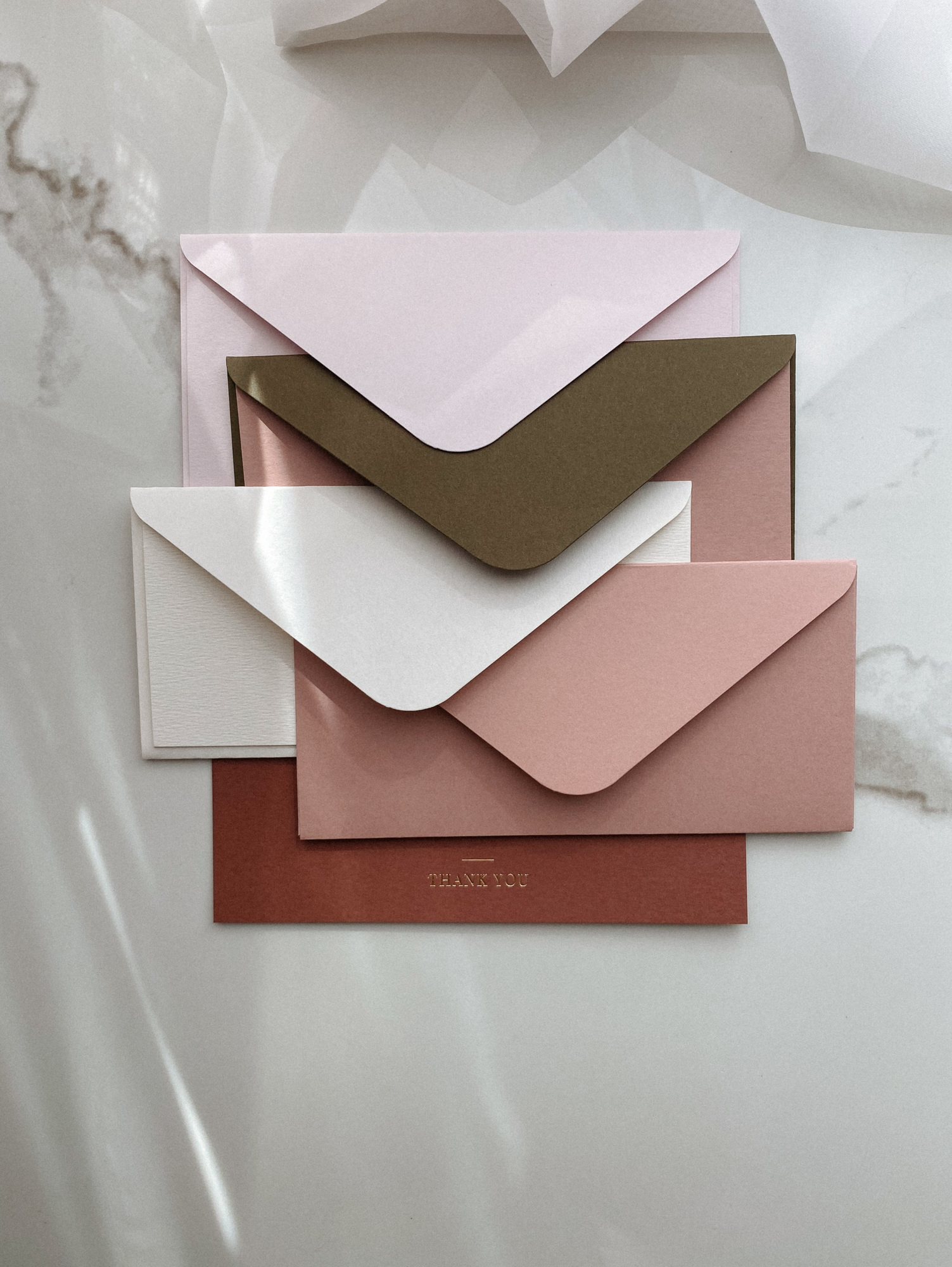 Конверты для денег "Pink & Grey"