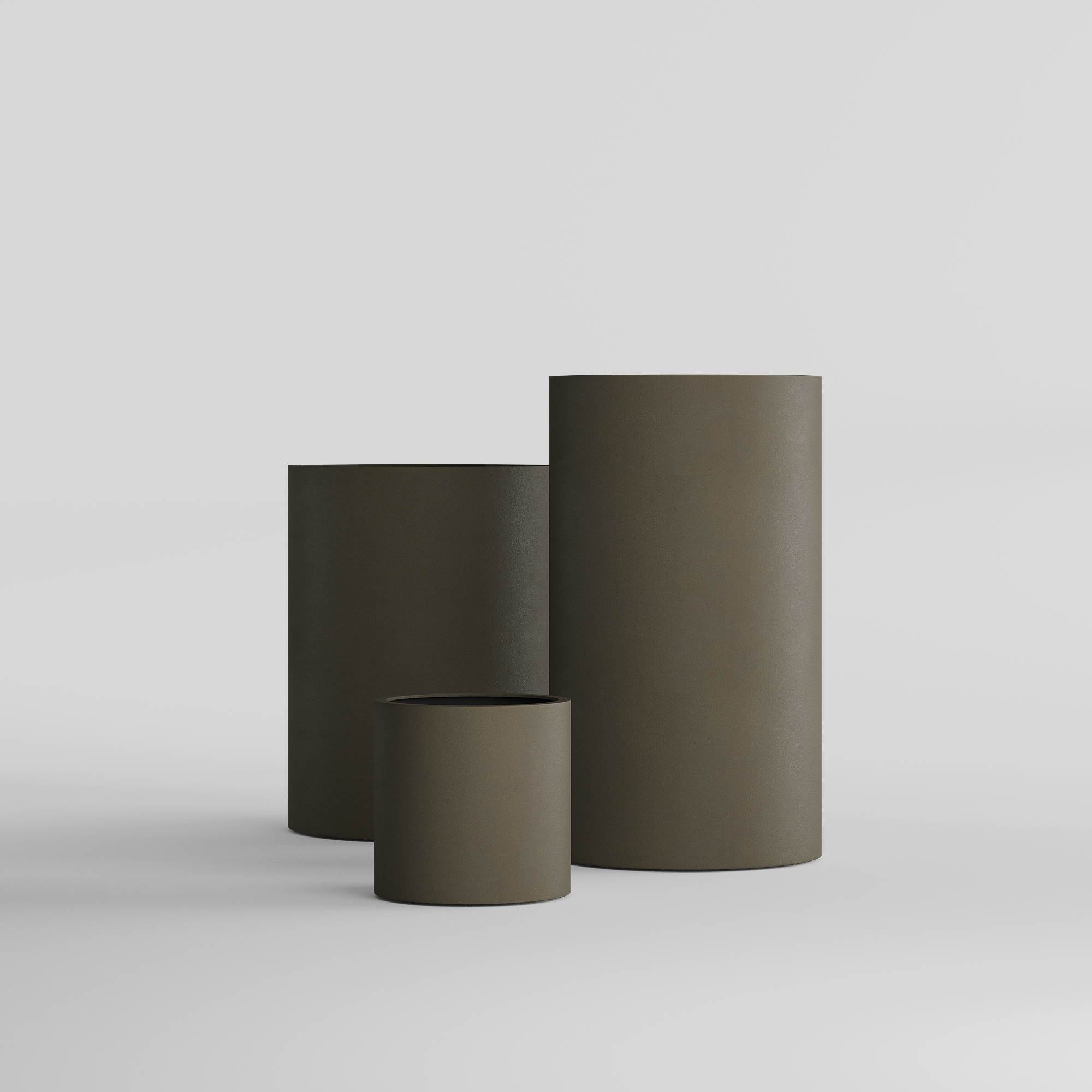 КАШПО CYLINDER D45 H80 OLIVE