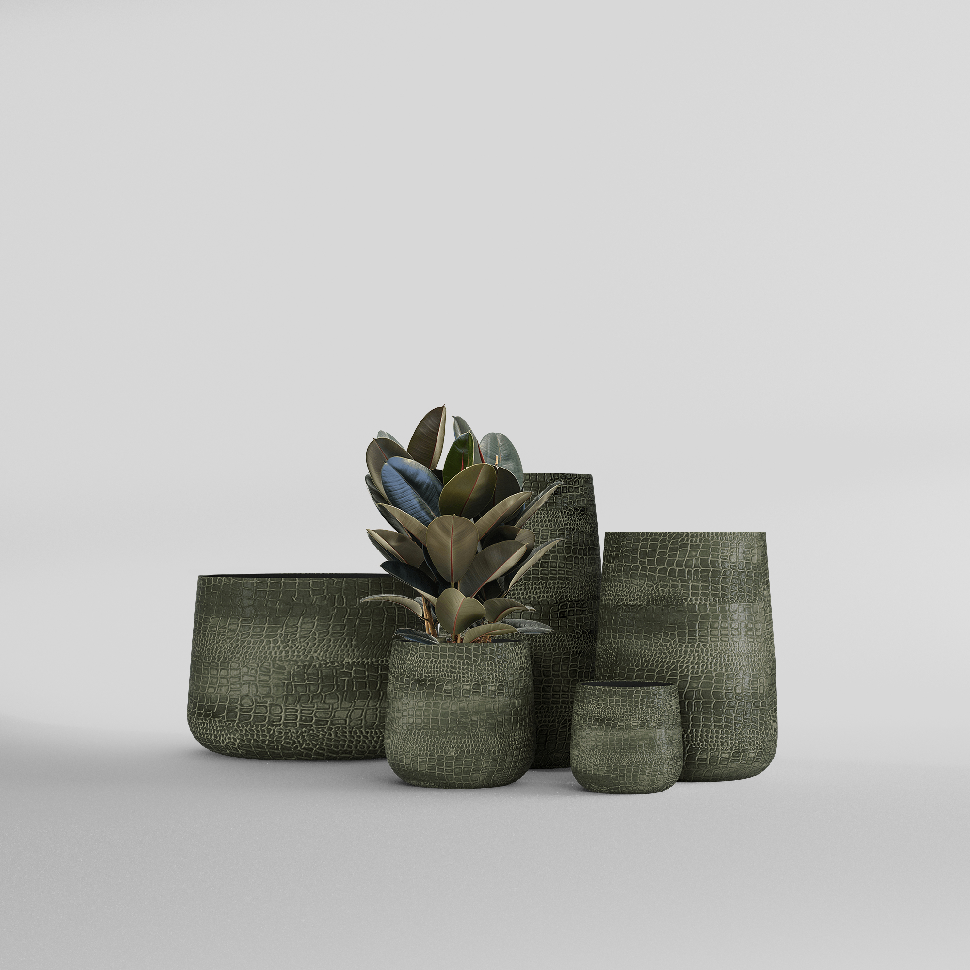 КАШПО CONE D32 H36 CAYMAN GREEN